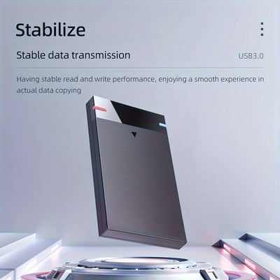 Disco duro externo portátil USB 3.0 (160 GB-500 GB, disco duro móvil de alta velocidad para portátil y teléfono)