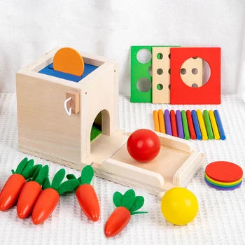 4-in-1 Montessori Motorikwürfel