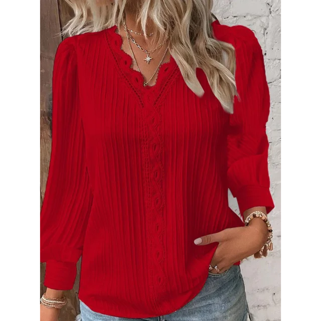 Marina - Damen Elegante Bluse