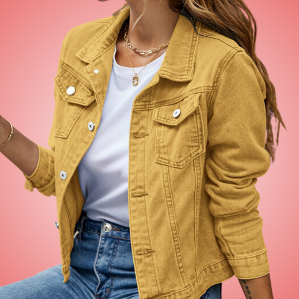 Isabela | Denim Jacket mit klassischem Kragen