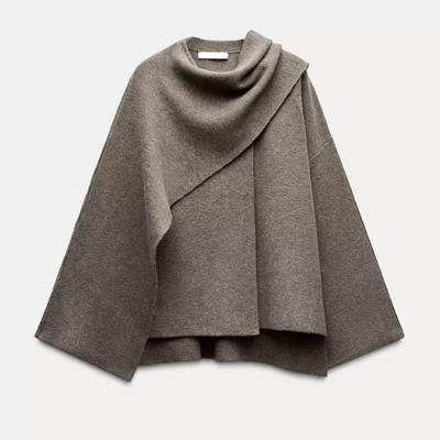 Elegante weiche Damen-Cape-Jacke