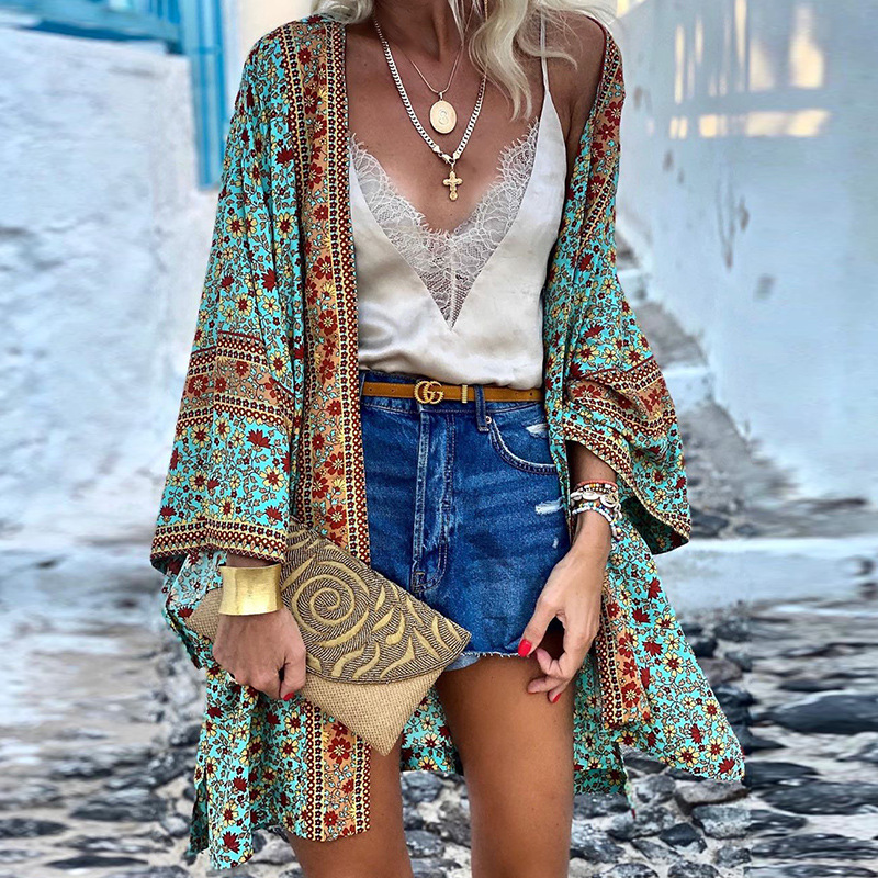 Pauline Laurent | Elegante Boho Strickjacke