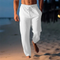natürliche Texturhose für Herren – Straight Fit – Mid-Rise Sommer-Essential