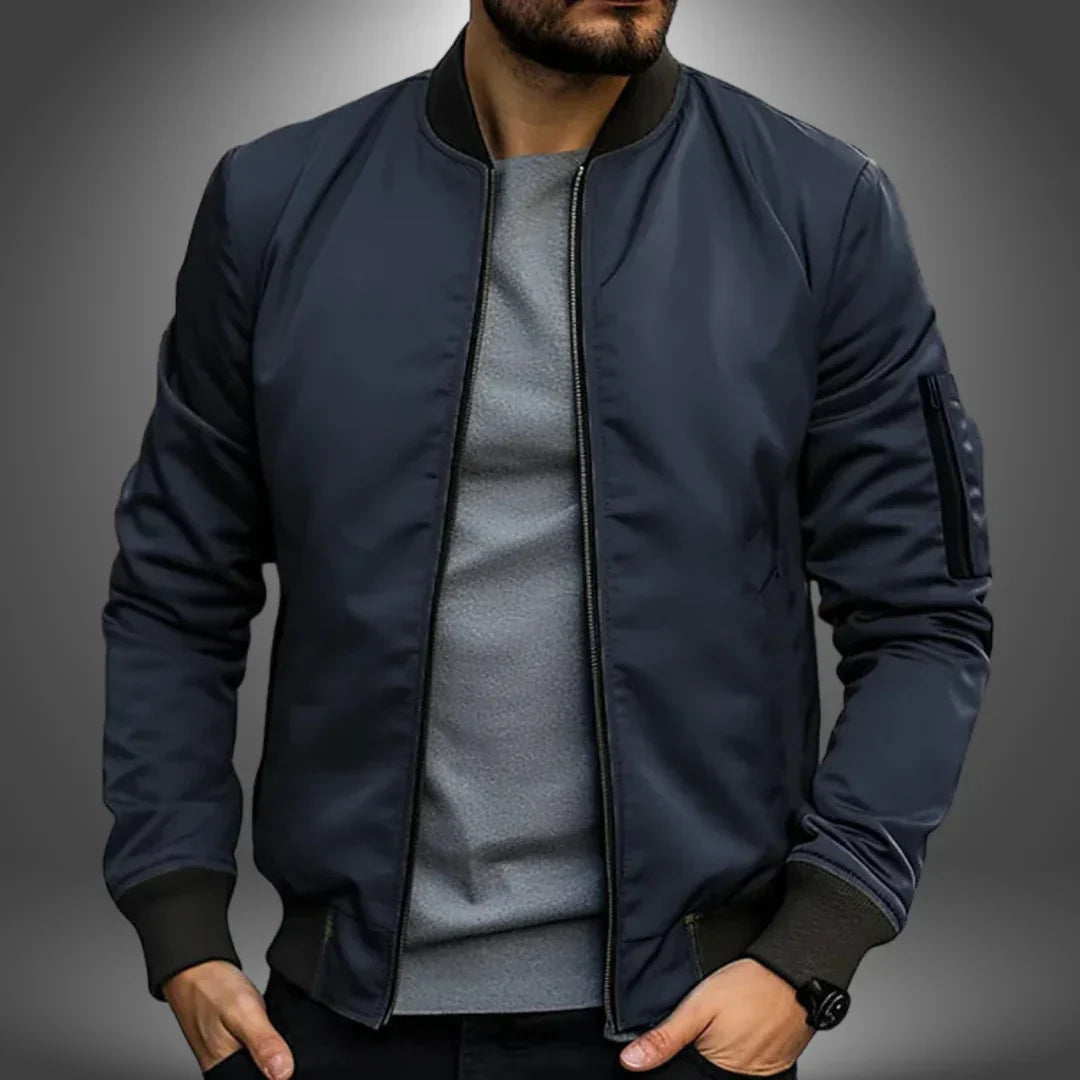 Leichte Bomberjacke für Männer - lässiger Windbreaker-Stil