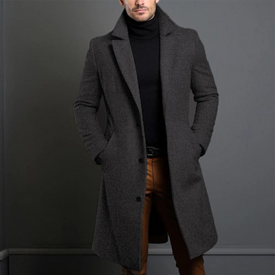 Wim | Stylischer langer Trenchcoat für den Herbst