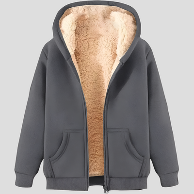 Warmer, mit Fleece gefütterter Winter-Hoodie für Männer