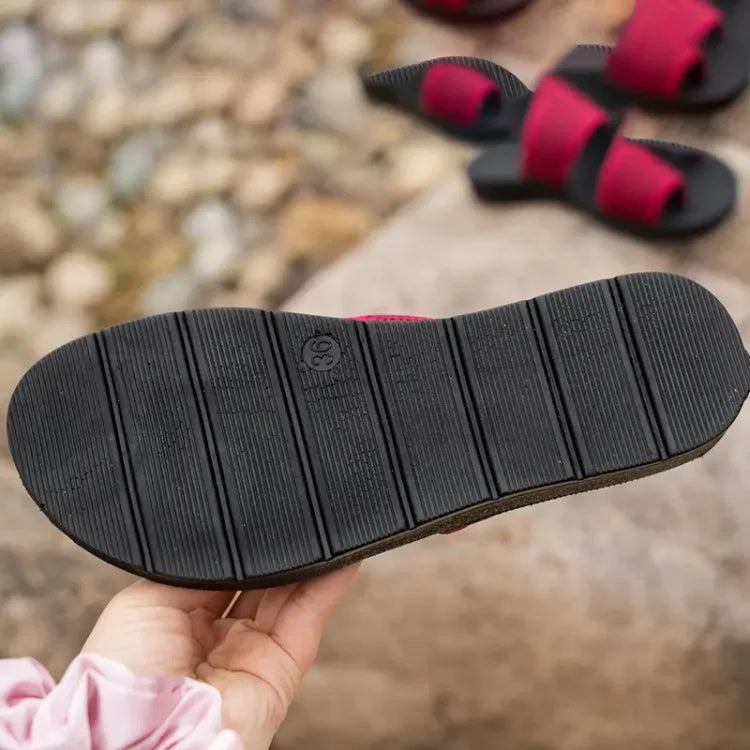Casie - Sandalen aus perforiertem Mesh zum Hineinschlüpfen