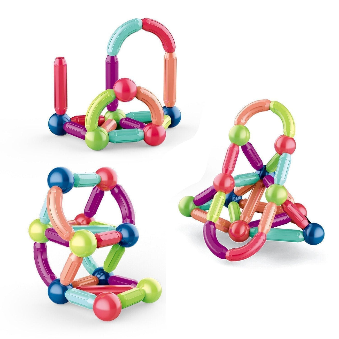 MagnaFun Blocks - Magnetisches Spielzeug für kreatives und pädagogisches Spielen