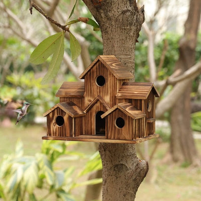 WillowNest Funktionales Vogelhaus aus Holz
