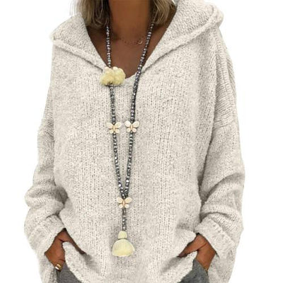 Eleganter und warmer Kapuzenpullover für Frauen