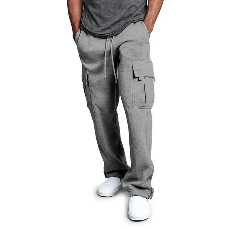 Ultrabequeme Herren-Cargo-Jogginghose aus Fleece