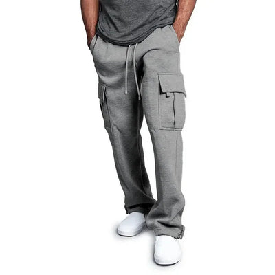 Ultrabequeme Herren-Cargo-Jogginghose aus Fleece