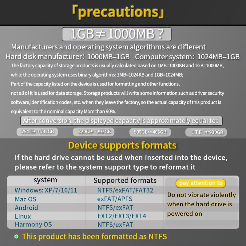 Portabel extern hårddisk USB-C & PD Fast (250 GB-500 GB, för PC, Mac och smarta enheter)