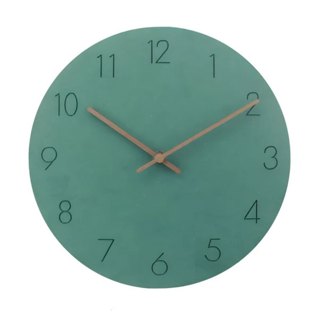 Nork - Minimalistische Wanduhr aus Holz