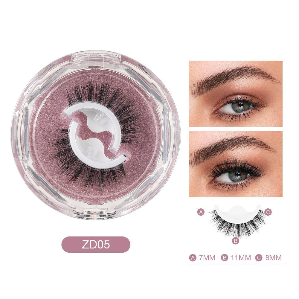 Wiederverwendbare selbstklebende Wimpern