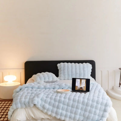 Fleecedecke Weiches Plüsch Kuscheliges Bett Überwurf