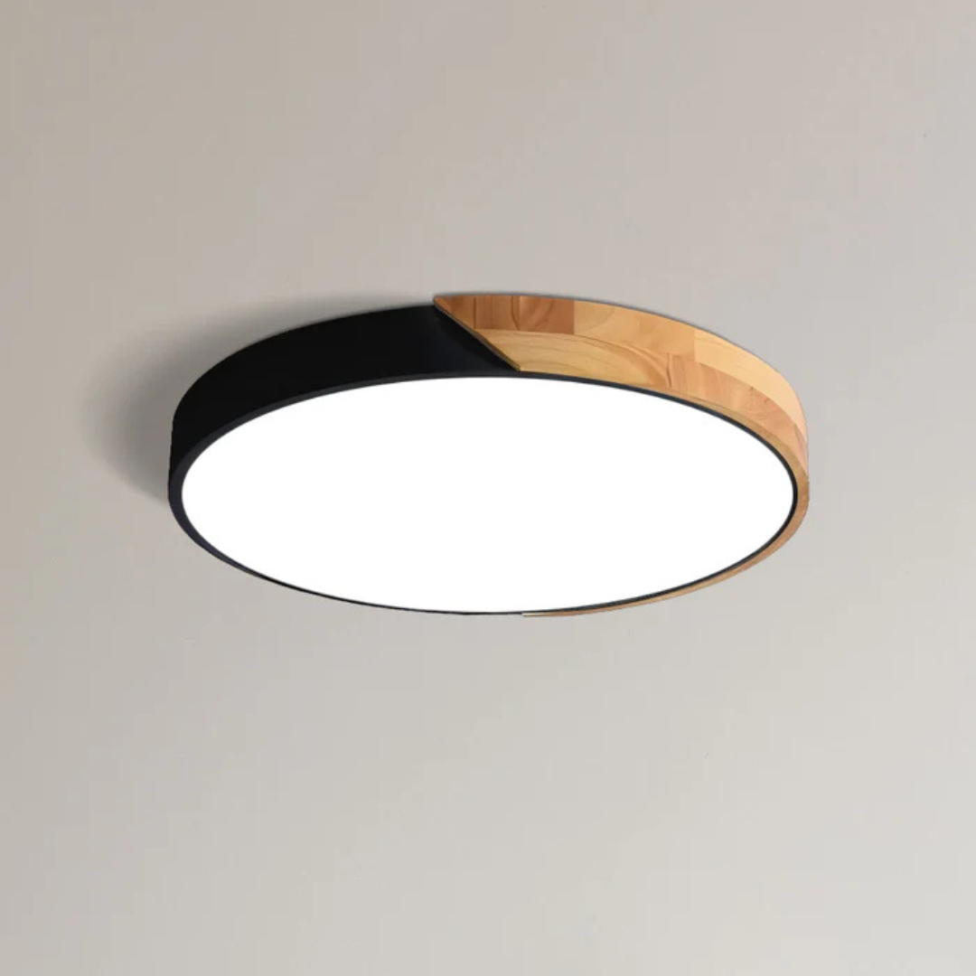 Delos - Skandinavische LED-Deckenleuchte aus Holz