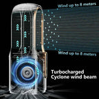 Ruhiger flügelloser Lüfter | 6 Geschwindigkeiten USB