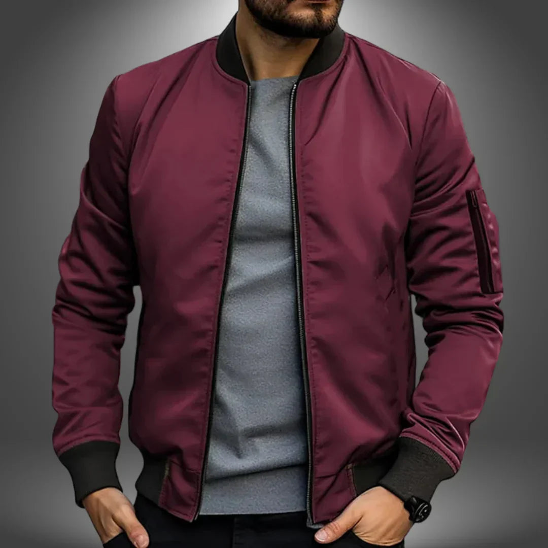 Leichte Bomberjacke für Männer - lässiger Windbreaker-Stil