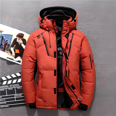 Chaqueta de invierno para hombre: chaqueta aislante e impermeable para frío extremo.