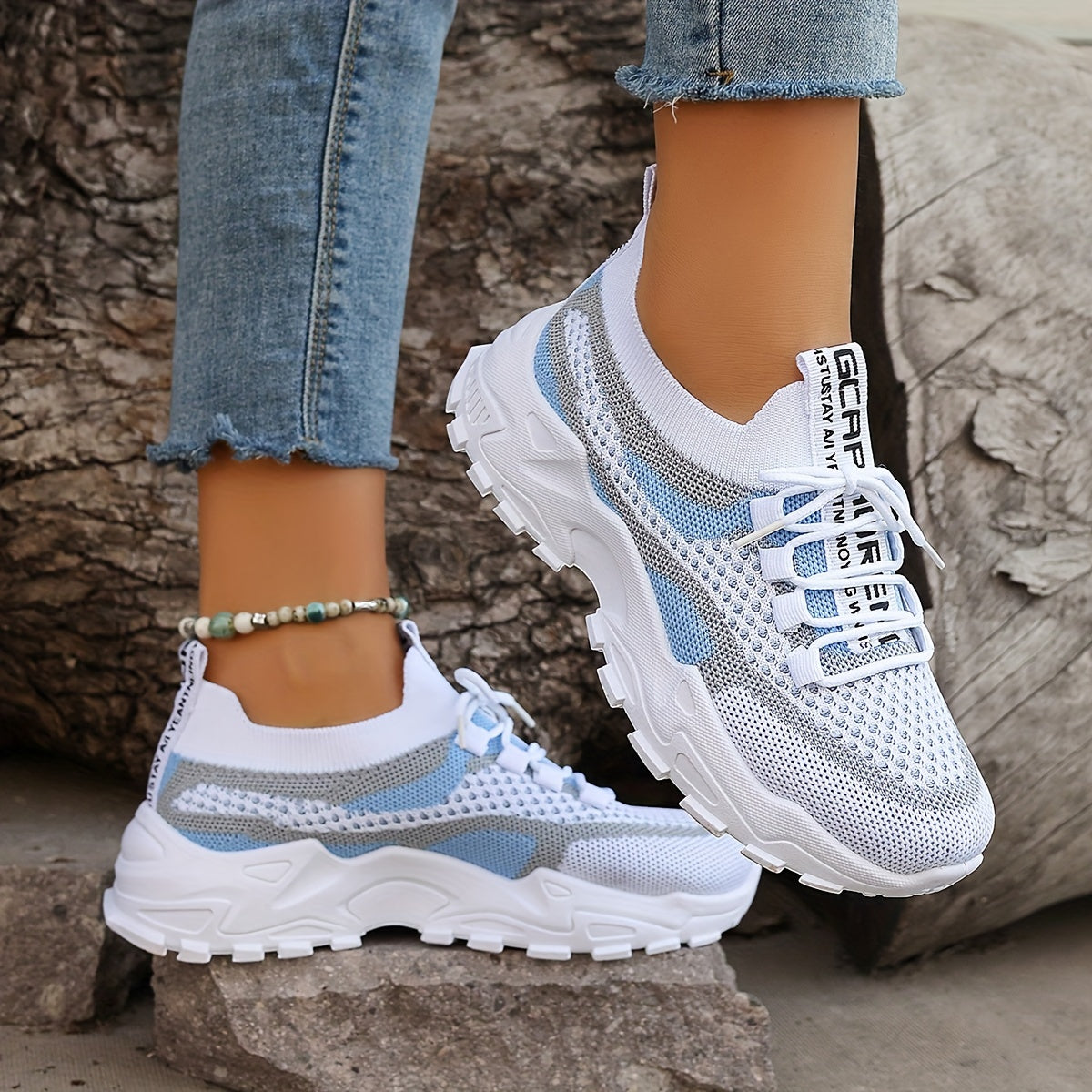 Casual Sneakers für Frauen - flexibel und atmungsaktiv für jeden Tag