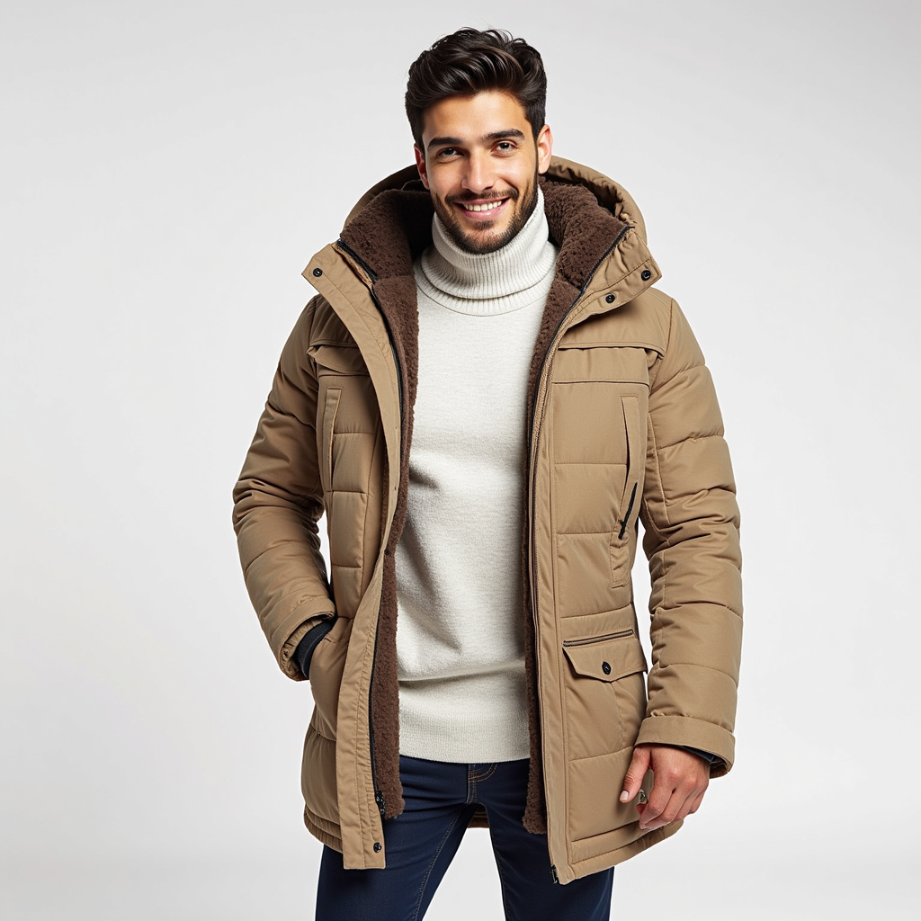 Carson - Warme, dicke Winterjacke