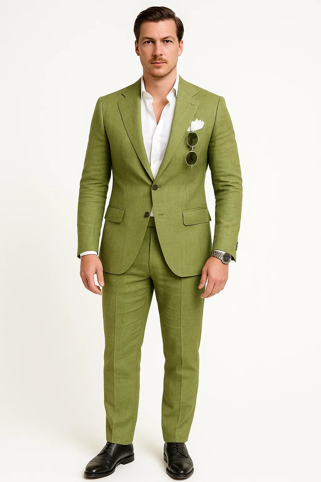 Herrenanzug Stilvolles Hemd Langarm Eleganz
