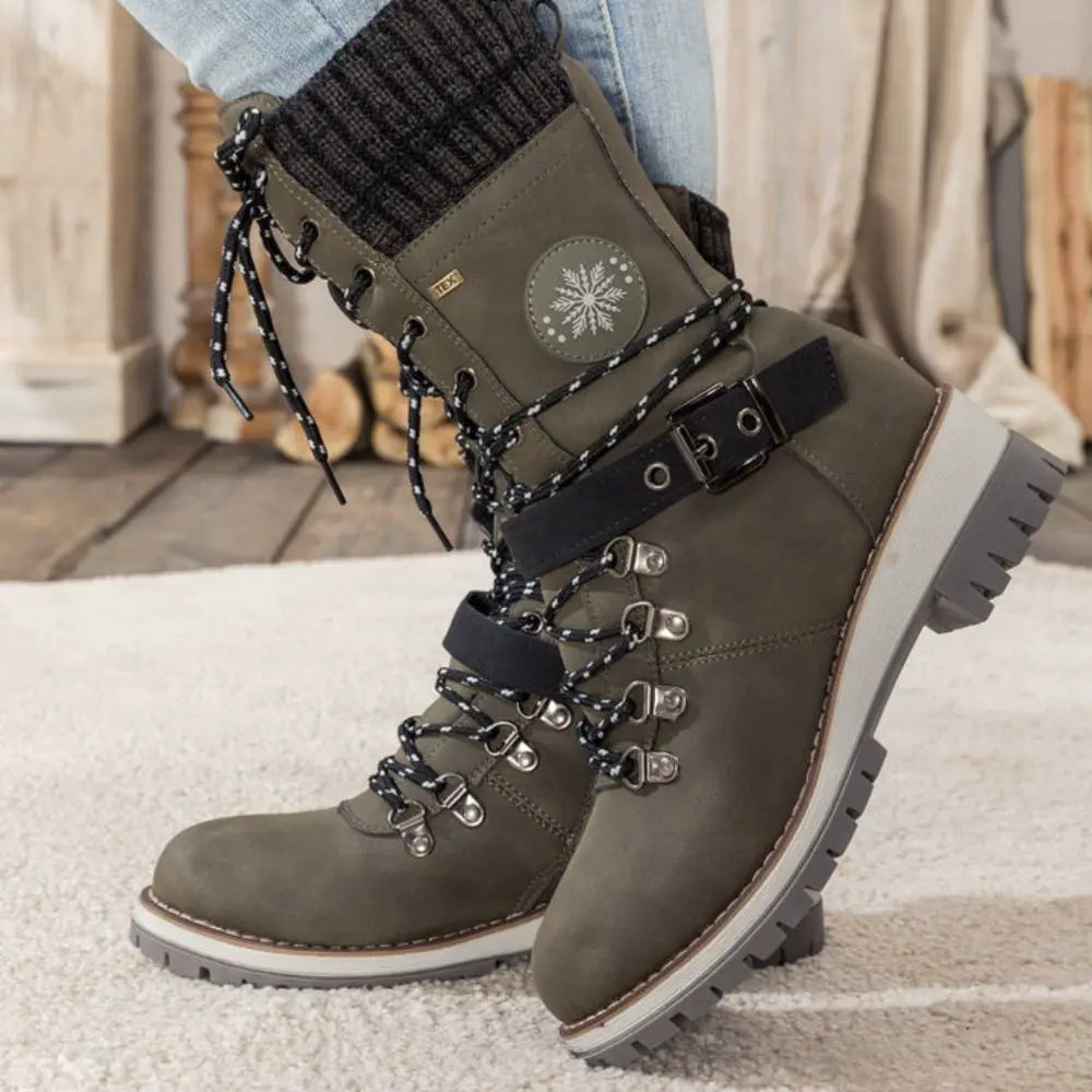 Winterstiefel mit rutschfestem und warmem Futter