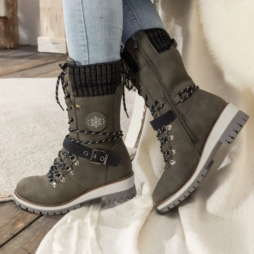 Winterstiefel mit rutschfestem und warmem Futter