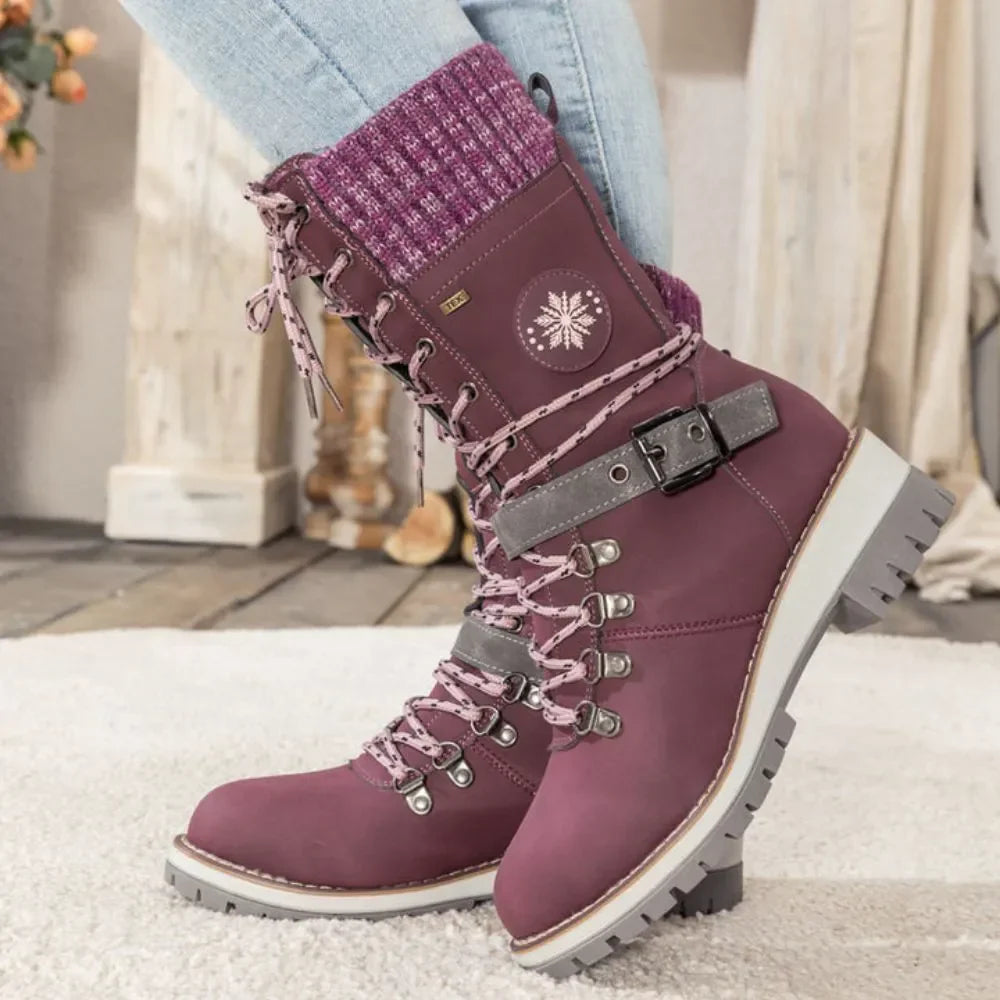 Winterstiefel mit rutschfestem und warmem Futter