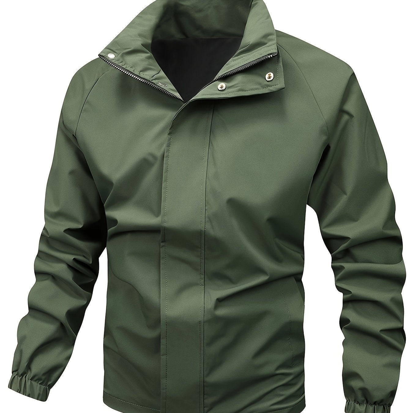 Daan | Chaqueta negra de hombre con cuello alto