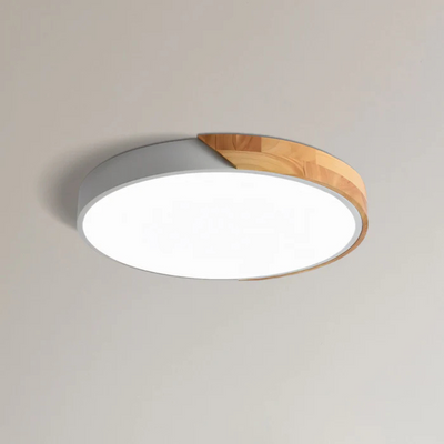 Delos - Skandinavische LED-Deckenleuchte aus Holz