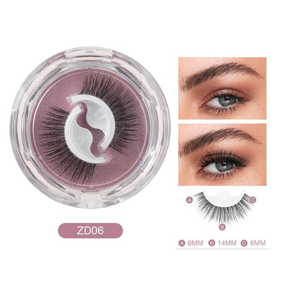 Wiederverwendbare selbstklebende Wimpern