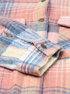 Karierte Jacke mit Reißverschluss