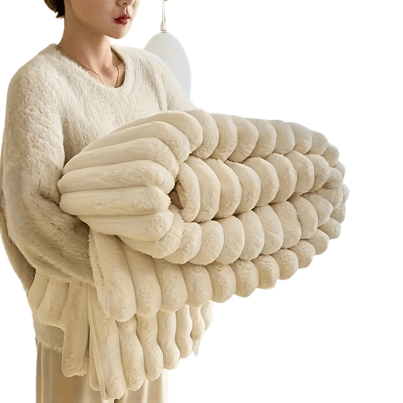 Doppellagige Plüsch-Komfort-Decke