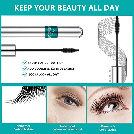 4D 2-in-1 Mascara – Volumen & Länge mit doppelter Borste