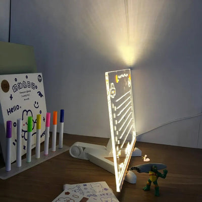 LED-Notizblock mit Farben