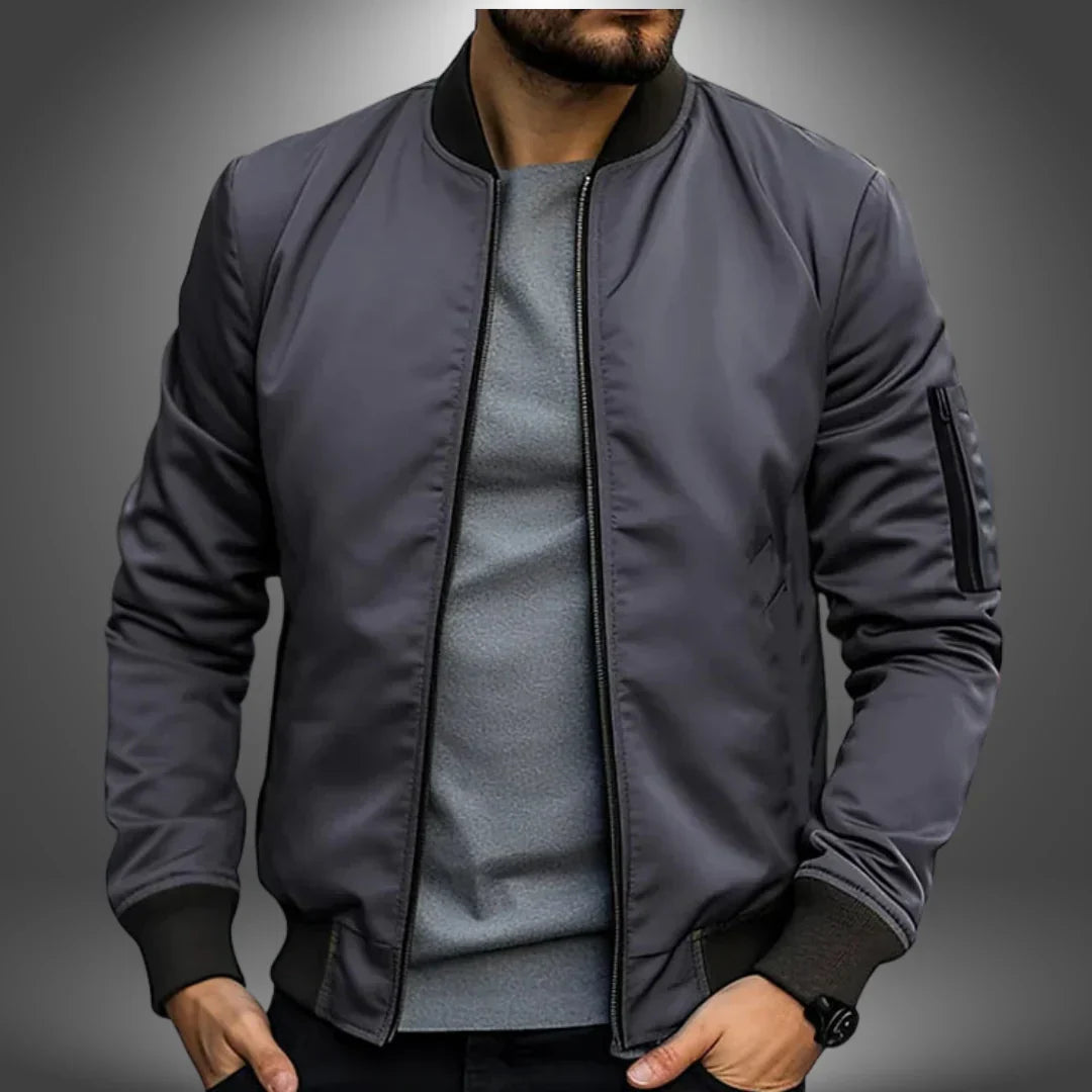 Leichte Bomberjacke für Männer - lässiger Windbreaker-Stil