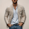 natürliche Texturblazer für Herren - Leicht, bequem und elegant für den Sommer