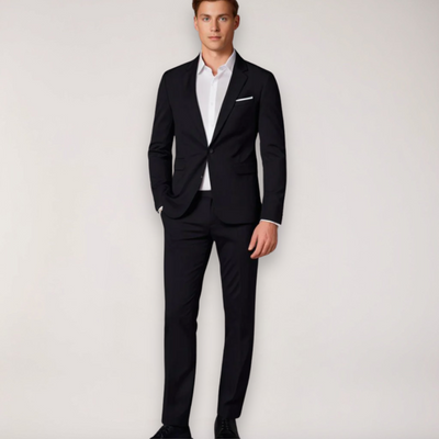 Zweiteiliger Slim Fit-Anzug für Herren - Blazer und Hose nach Maß für Hochzeiten und Veranstaltungen