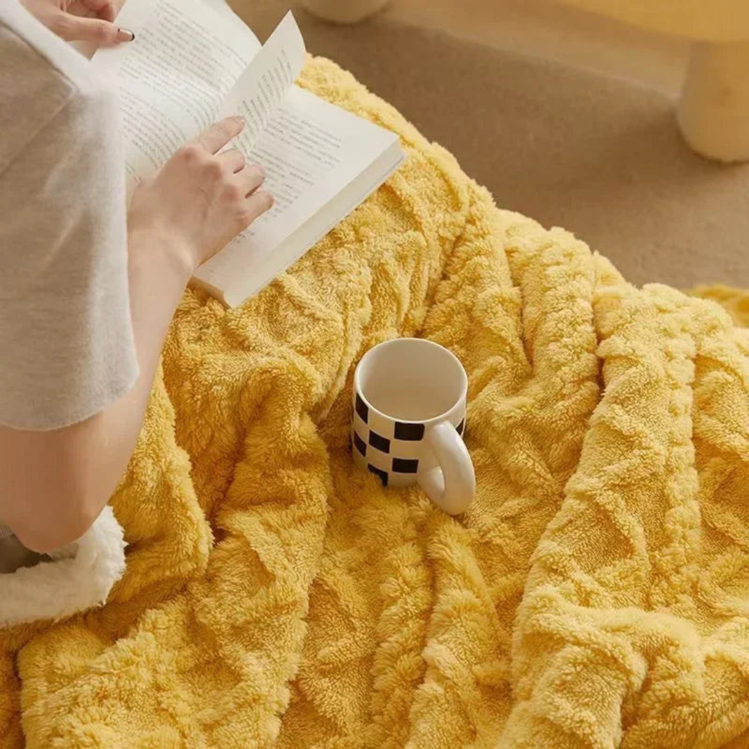 Warme Winterdecke für kalte Nächte – Dick, Flauschig & Stilvoll für Schlafzimmer & Sofa
