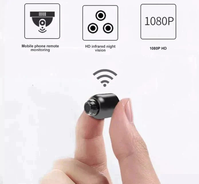 NanoCam | Kompakte WiFi-Sicherheitskamera mit Nachtsicht