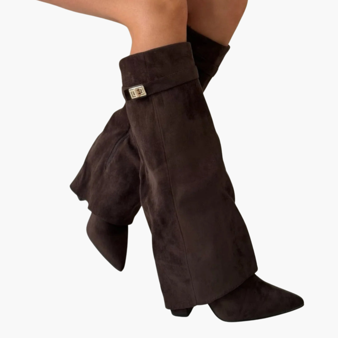 Damenstiefel aus premium qualität mit niedrigem Absatz