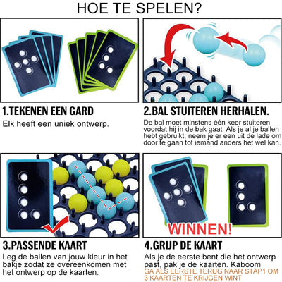 Bounce-Off Partyspiele - Weihnachtsspiele