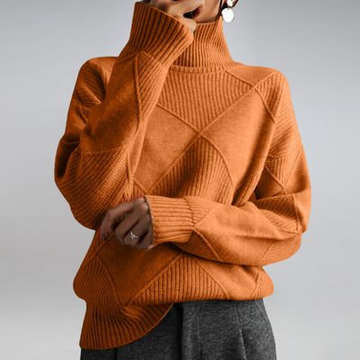 Heidi-Mode | Damen Feinstrick Rollkragenpullover