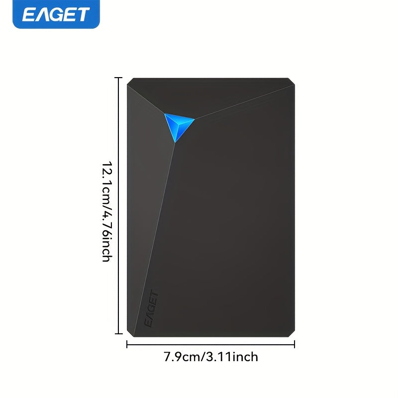 EAGET Bärbar extern hårddisk USB 3.0 (250 GB-4 TB, för bärbar dator, MacBook och PS5)