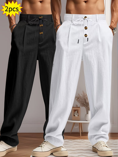 Entspanntes Luxus-Hosen-Set - Komfort und Stil ohne Kompromisse