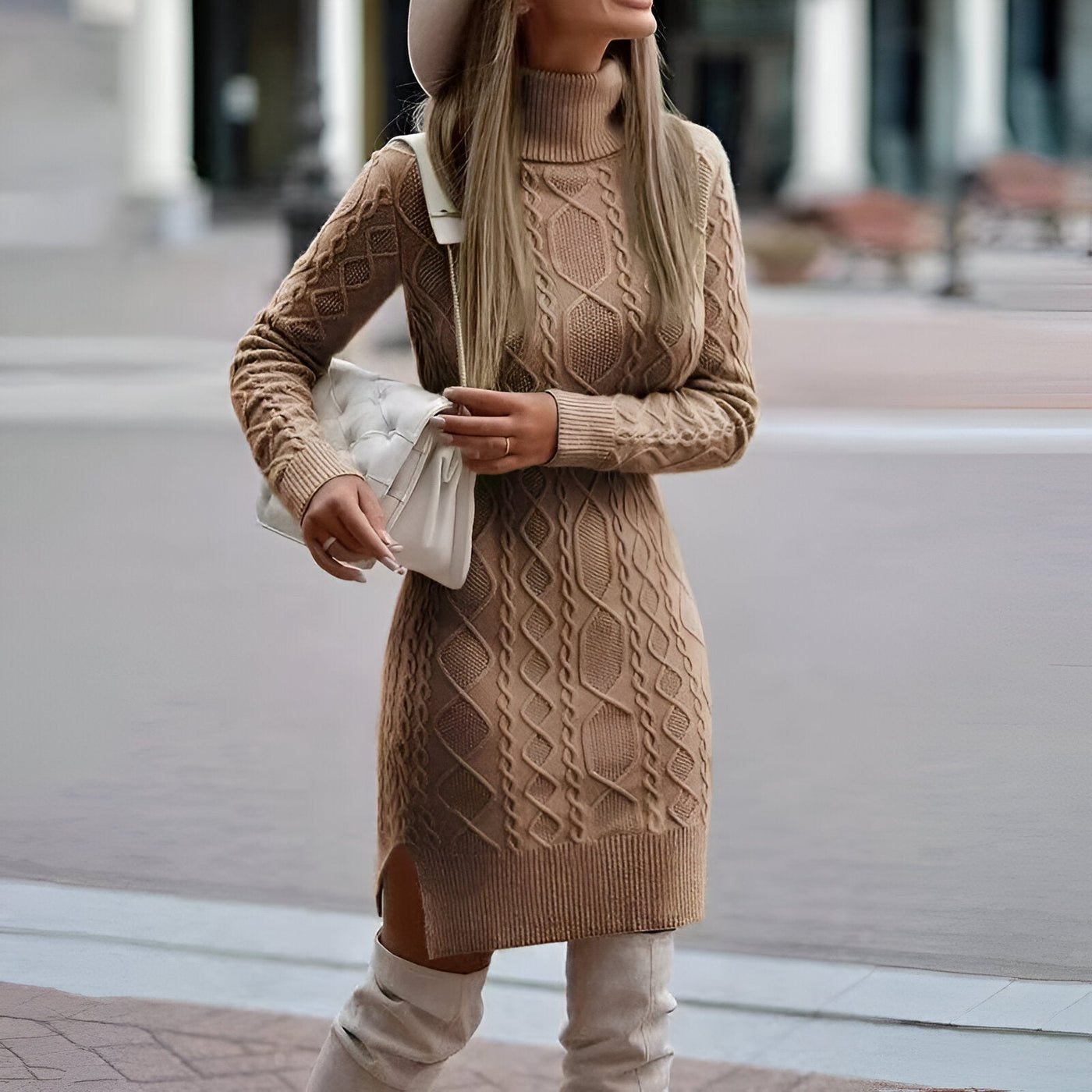 Elegantes Strickkleid für Damen | Ideal für entspannte Tage