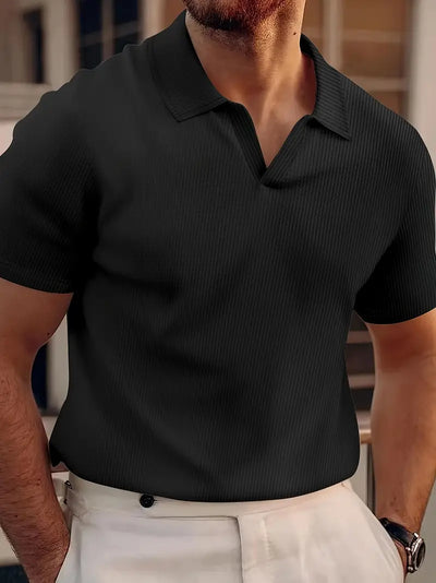 Lässiges kurzärmeliges Poloshirt für Männer