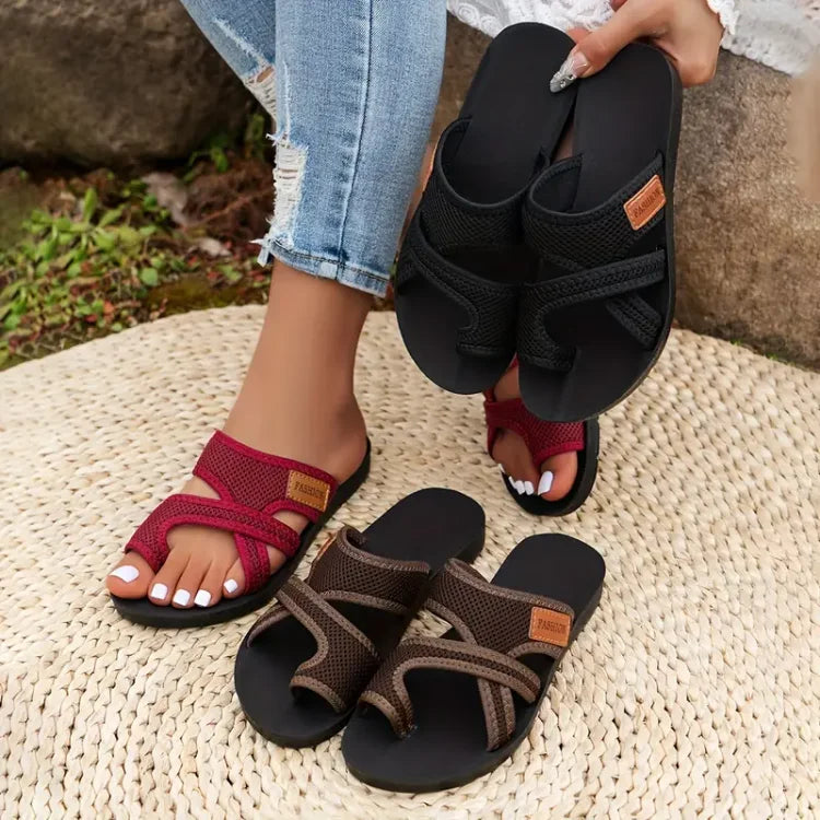 Casie - Sandalen aus perforiertem Mesh zum Hineinschlüpfen